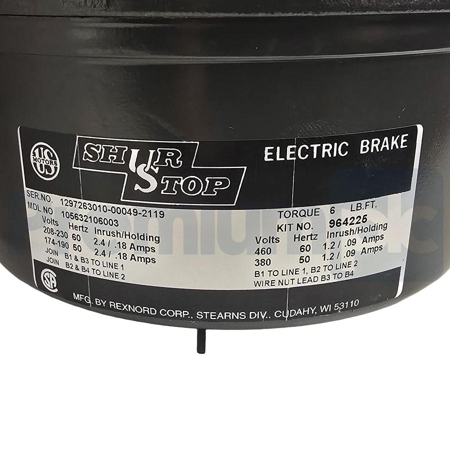 Browning 0964225 | SHSTP 6 56B Shur-Stop Brake Kit 6lb-ft 105632106003 | 964225