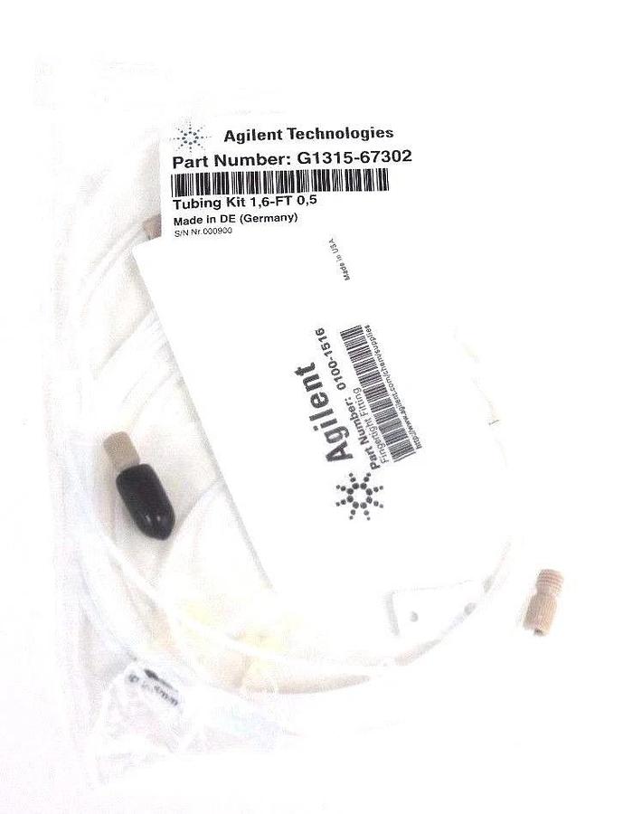 Used NEW AGILENT G1315-67302 CONNECTING TUBING KIT 1,6-FT,0,5, 0100-1516, G131567301