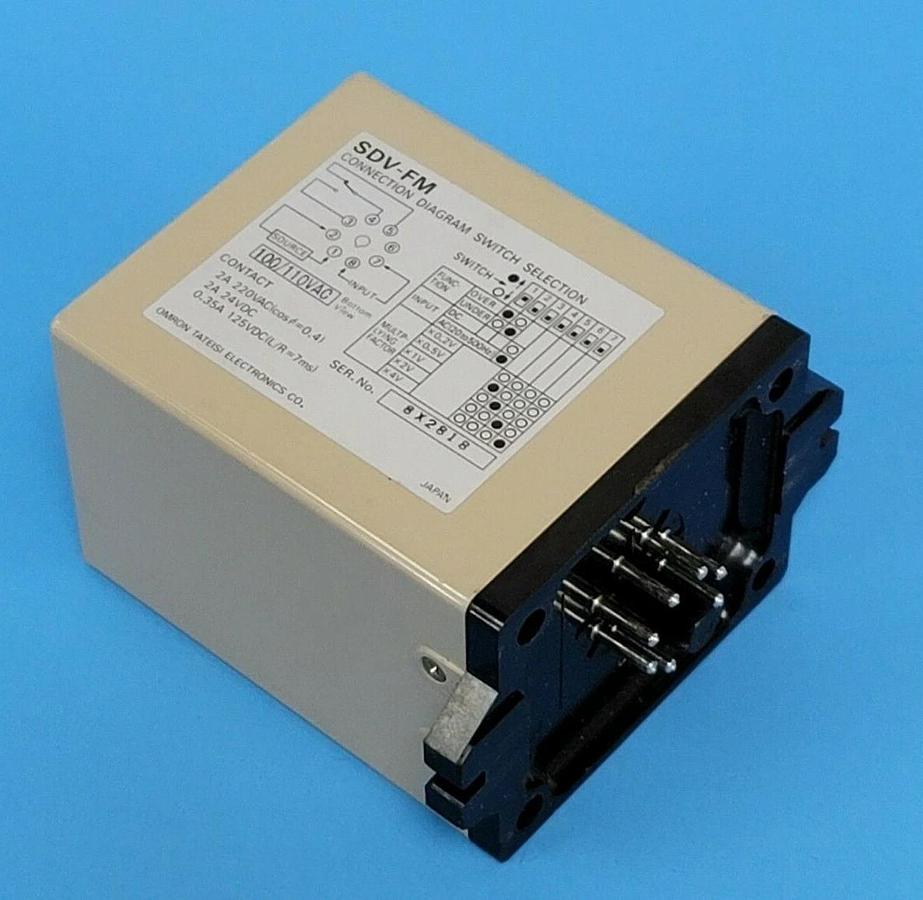 Used OMRON SDV-FM6 VOLTAGE SENSOR SDVFM6, SVD-FM