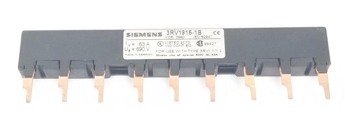 Used SIEMENS 3RV1915-1B AUXILIARY FEEDER 3RV19151B