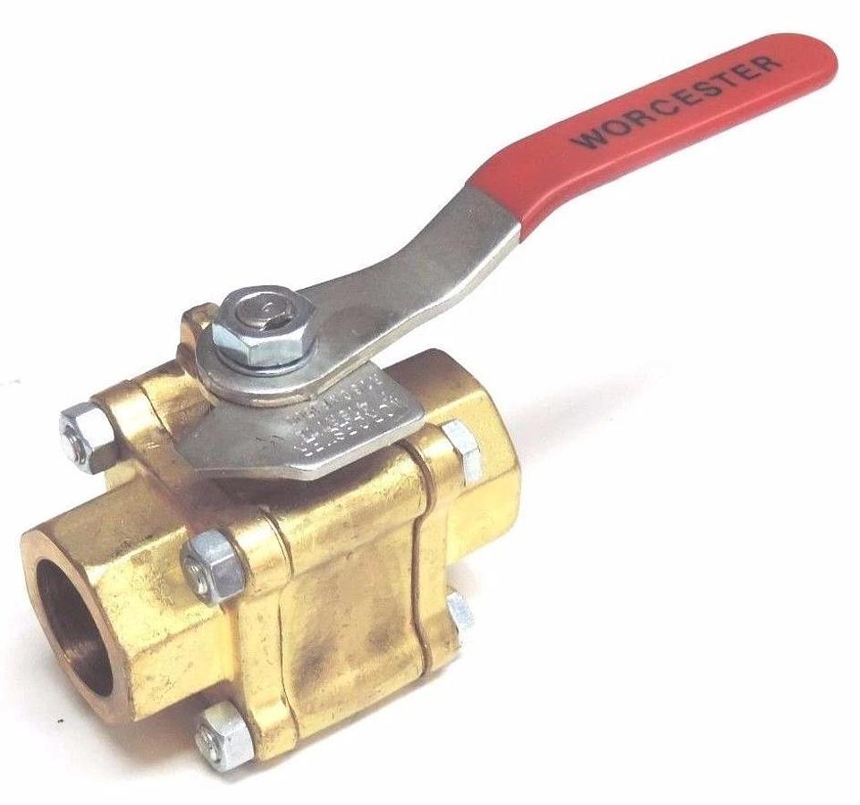 NEW WORCESTER 416RTTE 1" BALL VALVE R16CWP1500 MISSING BODY SEALS