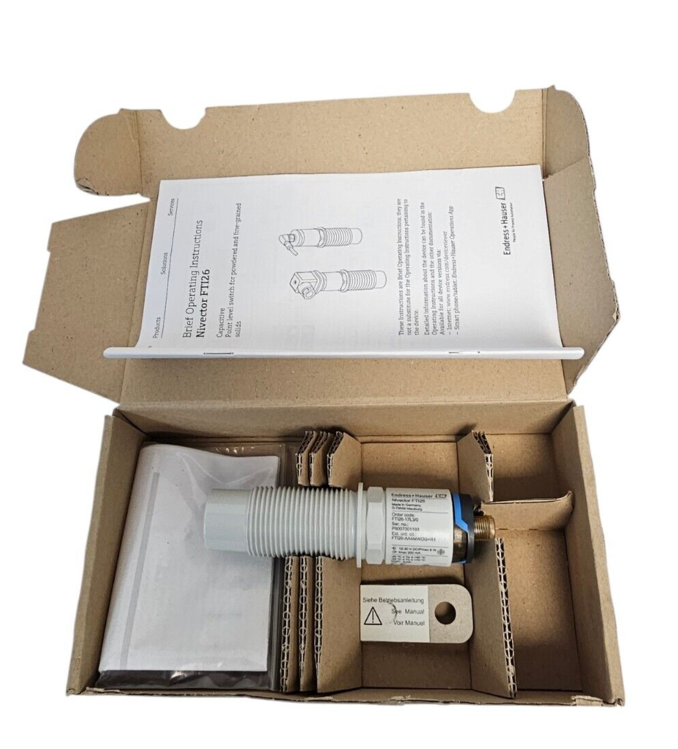 Used NIB ENDRESS + HAUSER NIVECTOR FTI26 POINT LEVEL SWITCH FTI26-17L3/0