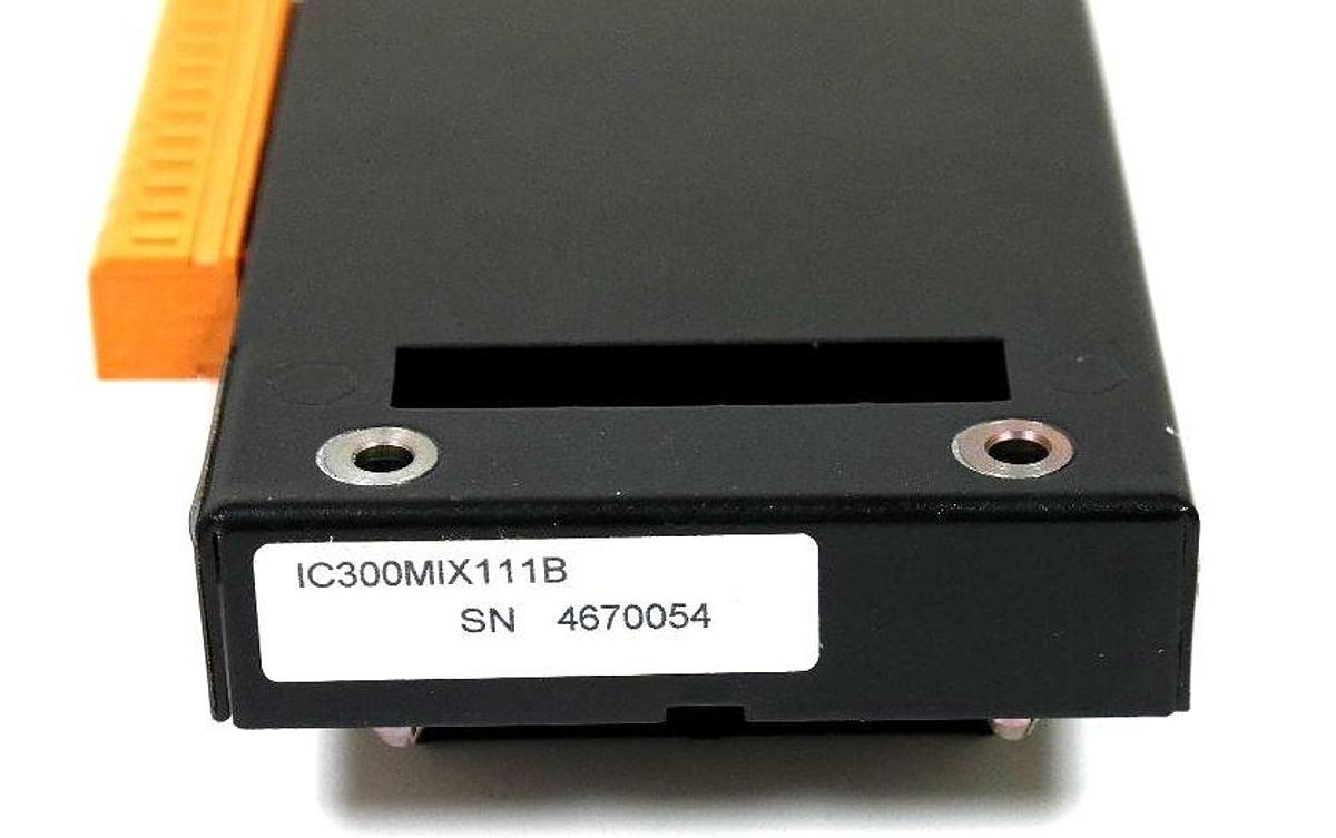 Used GE FANUC IC300MIX111B 2 CHANNEL ANALOG I/O MODULE +/-10V IC300MIX111 REPAIRED