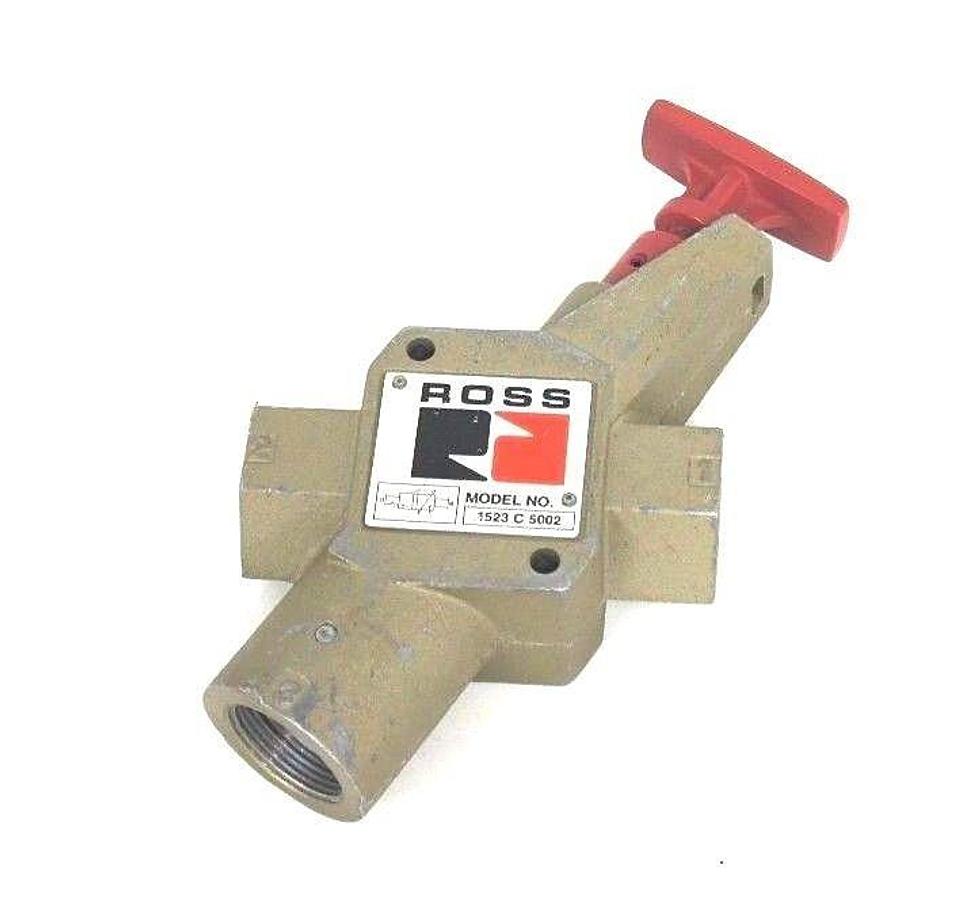 Used ROSS 1523 C 5002 LOCKOUT & EXHAUST VALVE 0-20 BAR, 1523C5002