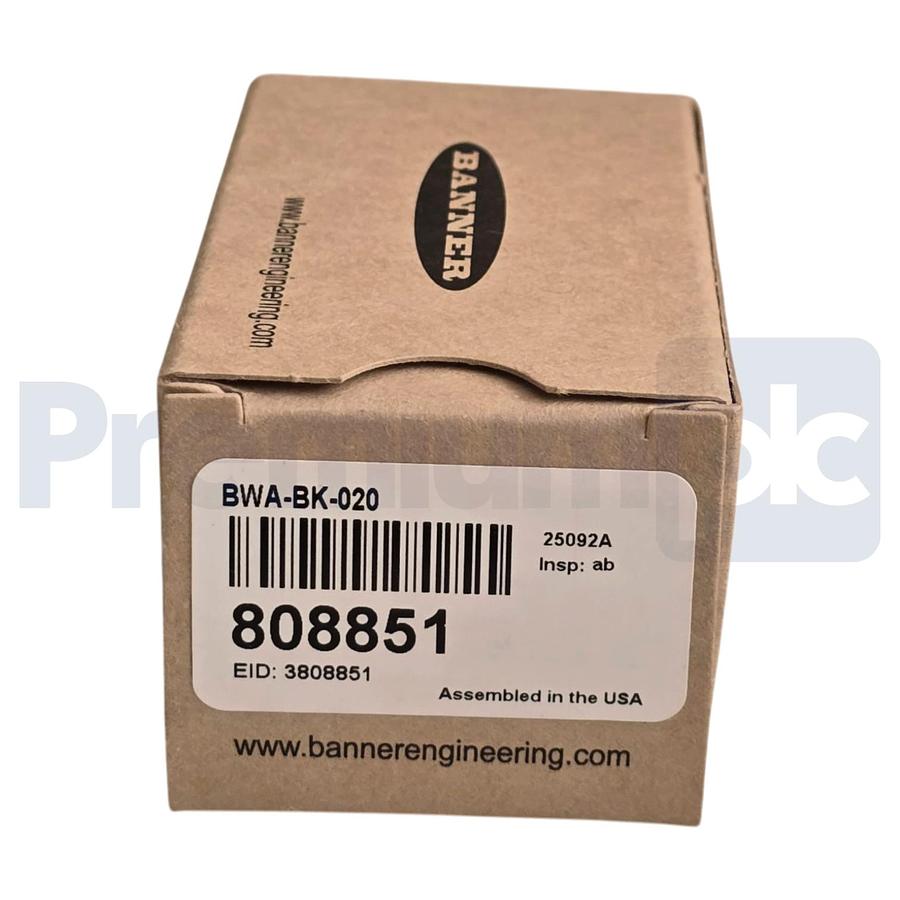 Used Banner BWA-BK-020 808851 Magnetic Mounting Hardware Bracket Set 80lb Pull NSMP