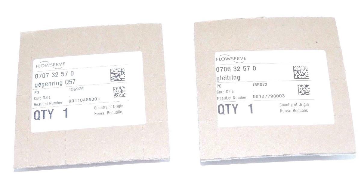 NEW FLOWSERVE 347036-799 REPAIR KIT 070732570 RINGS 482321900