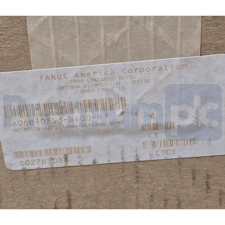 Used FANUC A06B-0253-B400-R α30/3000i AC SERVO MOTOR A06B-0253-B400 REMAN
