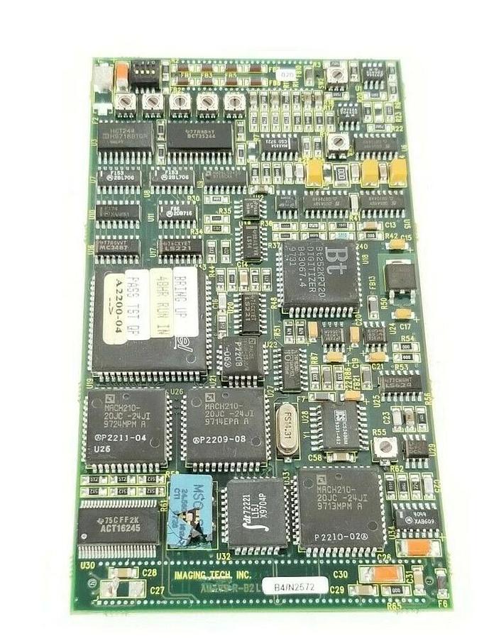 Used IMAGING TECH INC. AM-VS R-B2L1 CONTROL BOARD PMC B4/N2572 AM-VS R-B2 (DAMAGED)
