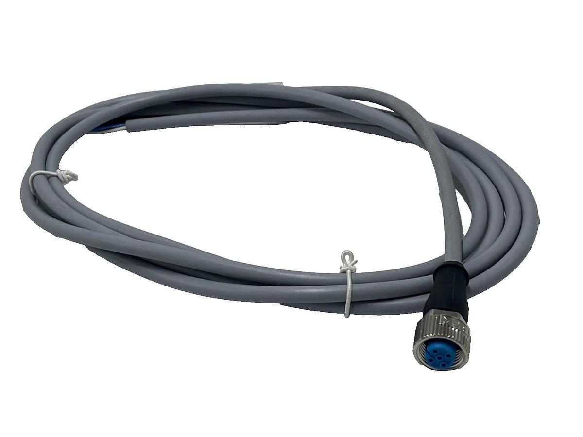 Used LOT OF 2 SICK YF2A14-020VB3XLEAX M12 to M12 Interconnect Cable 4-Pin 2m IP68