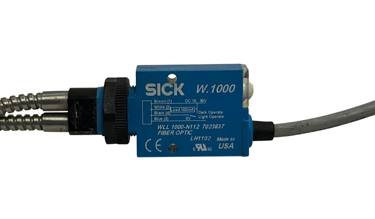 Used SICK WLL 1000-N112 / W. 1000 / 7023837 AMP SENSOR W/ LSST 32900 / 7023586 USNP