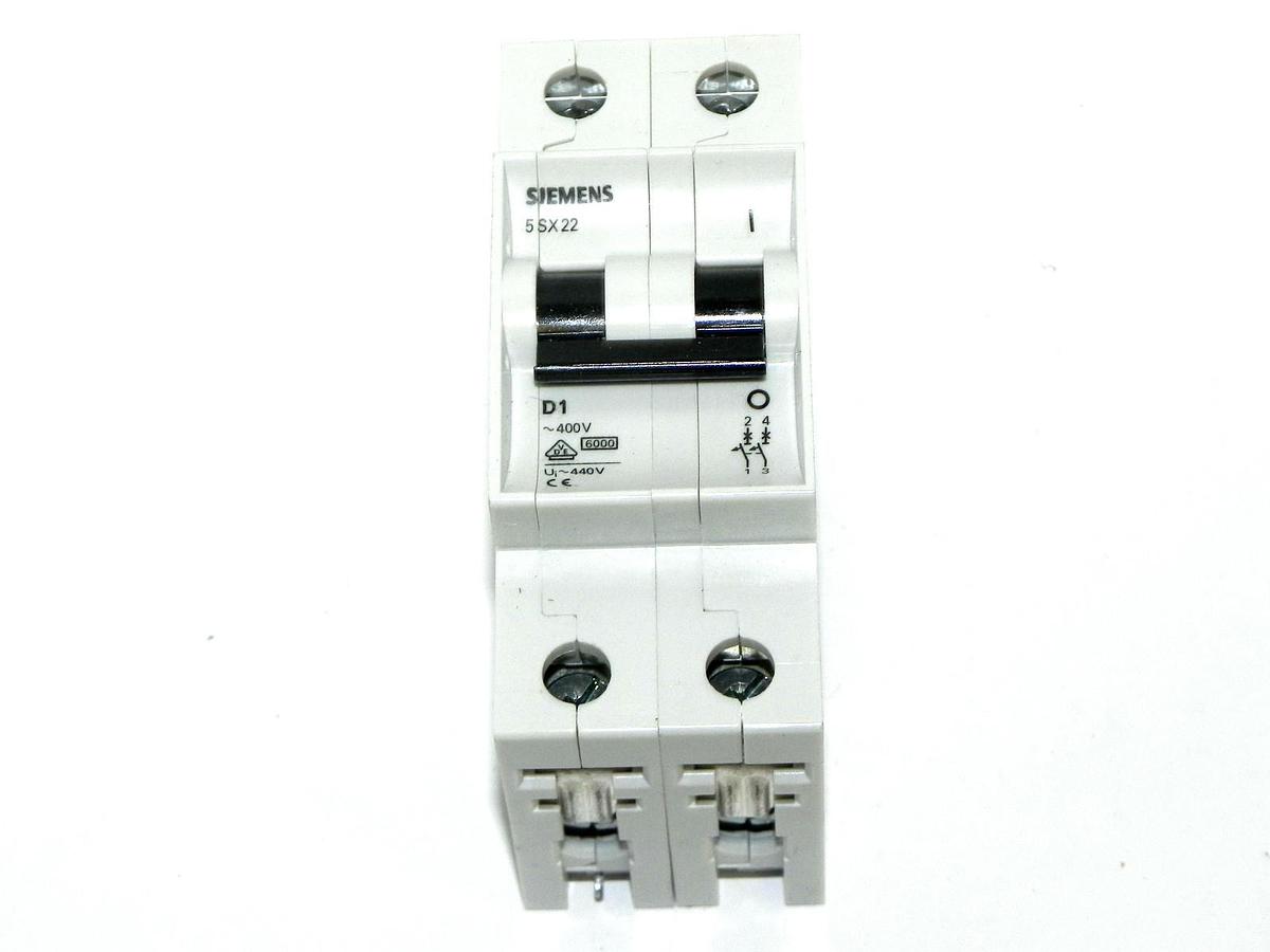 Used SIEMENS S5X22D1 CONTACTOR 400V, 5SX22, 5SX2, MAX 480V AC