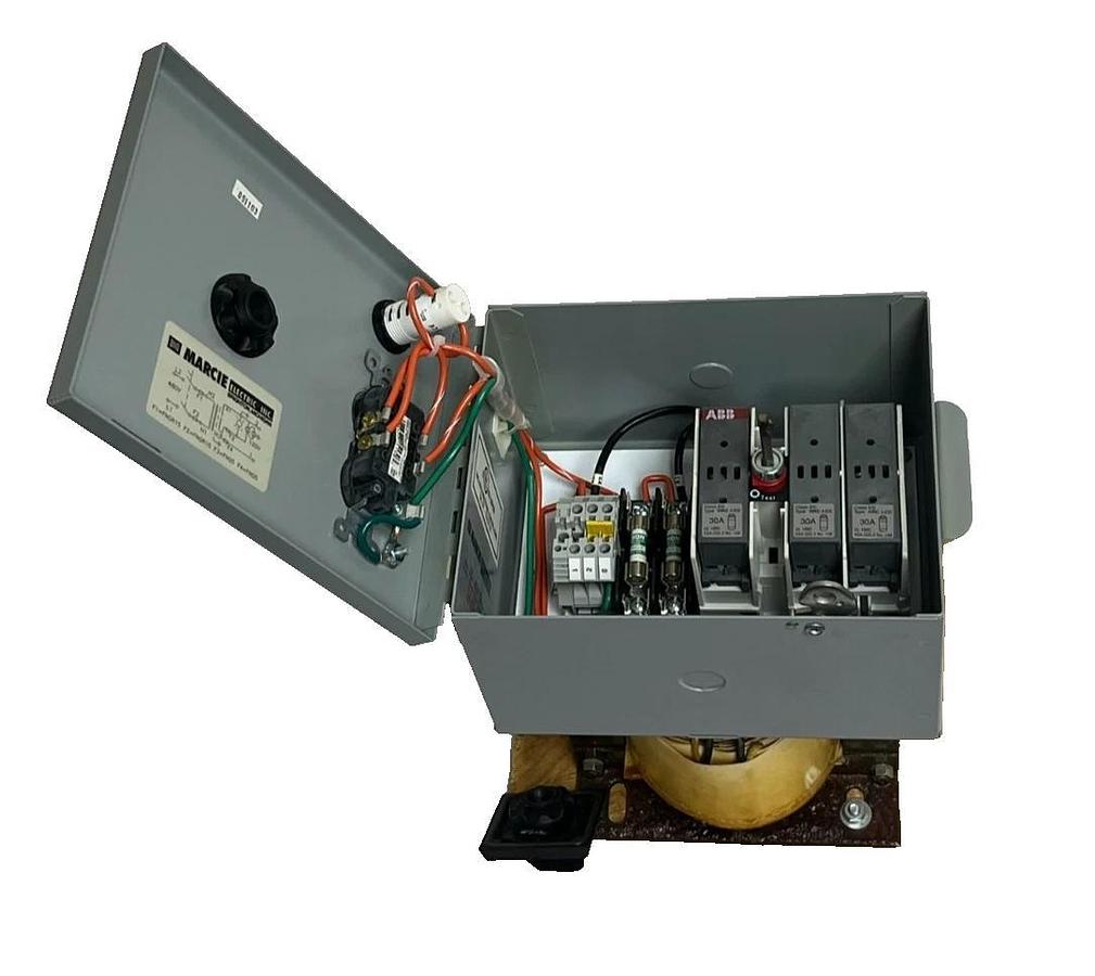 Marcie Electric OM3000-2895 Transformer Disconnect Enclosure 3kVA 480V to 120V
