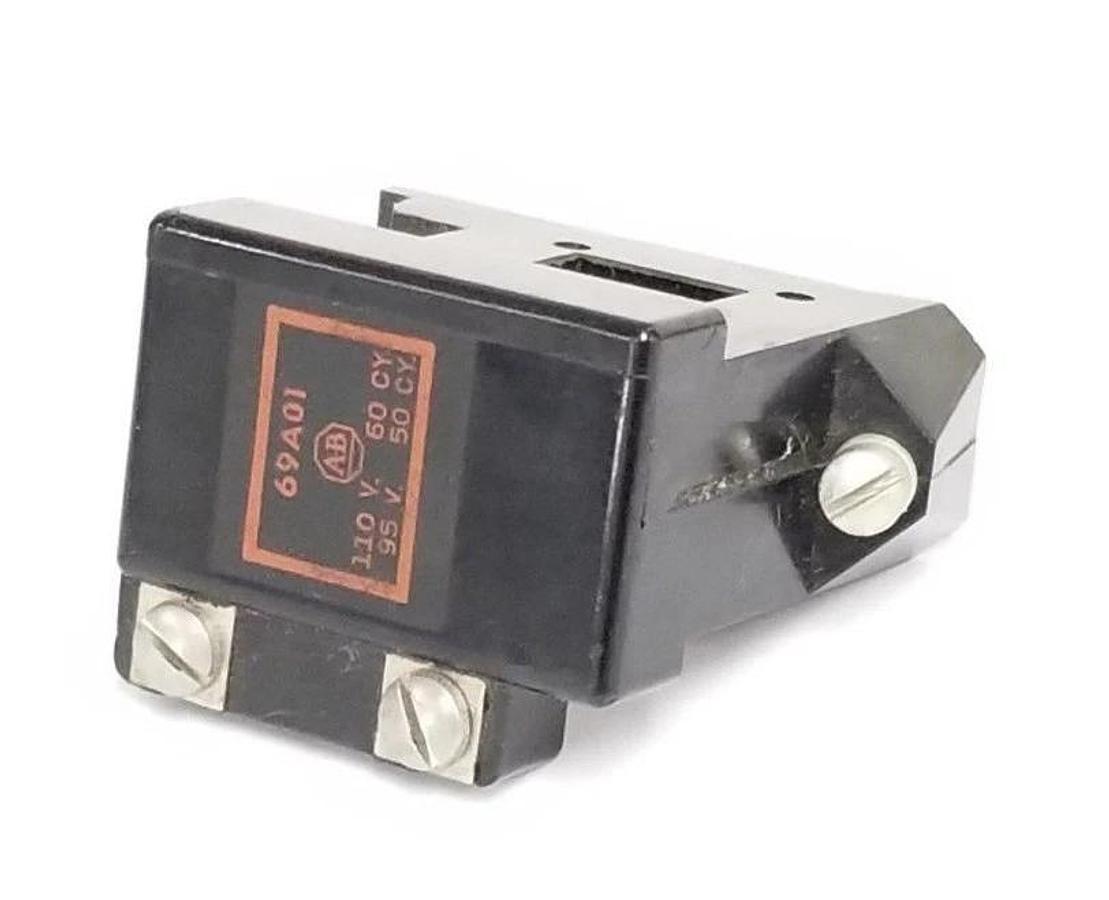 Used ALLEN BRADLEY 69-A01 COIL 93/110V, 50/60HZ, 69A01