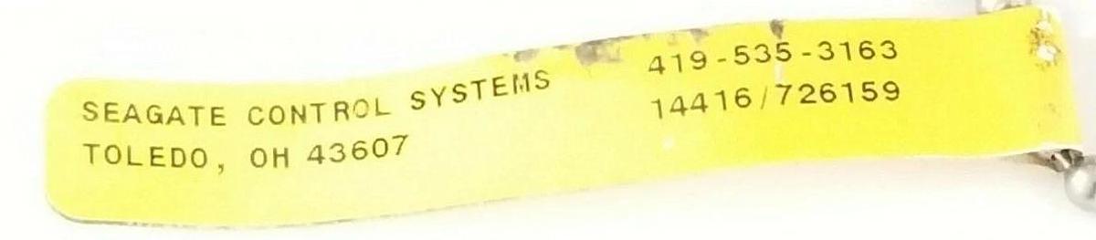 Used SEAGATE CONTROL SYSTEMS J48U-016-00-6HN31 THERMOCOUPLE ASSEMBLY 16'' IN. ROD