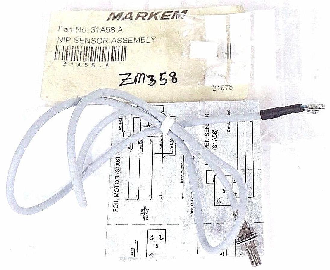 NEW MARKEM 31A58.A NIP SENSOR ASSEMBLY 31A58A