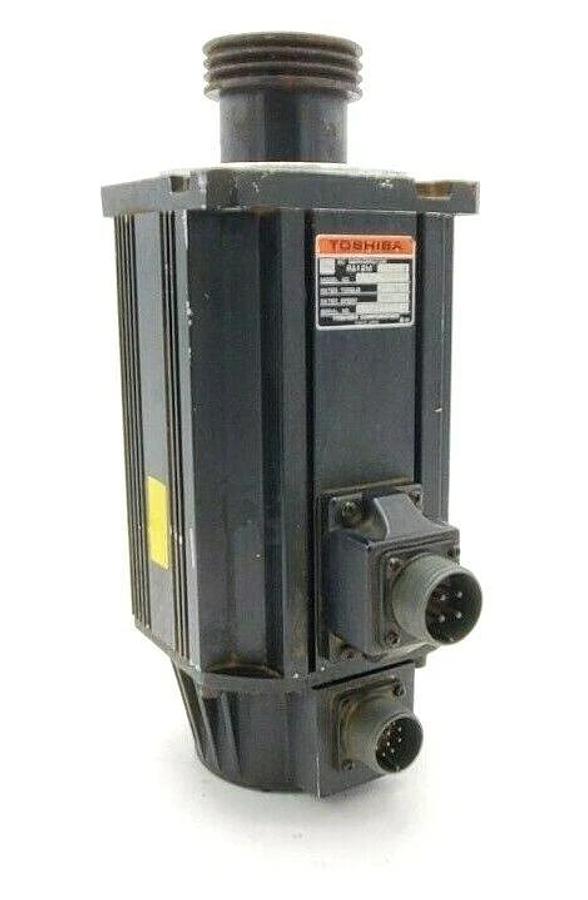 Used TOSHIBA 12M2-2000R AC SERVOMOTOR RA12M, 2000W, 3000 RPM, 12M22000R