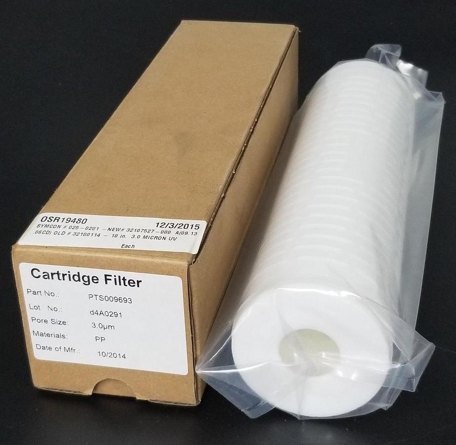 Used NIB PT&S SINGULUS PTS009693 LACQUER CARTRIDGE FILTER 3.0uM, PP