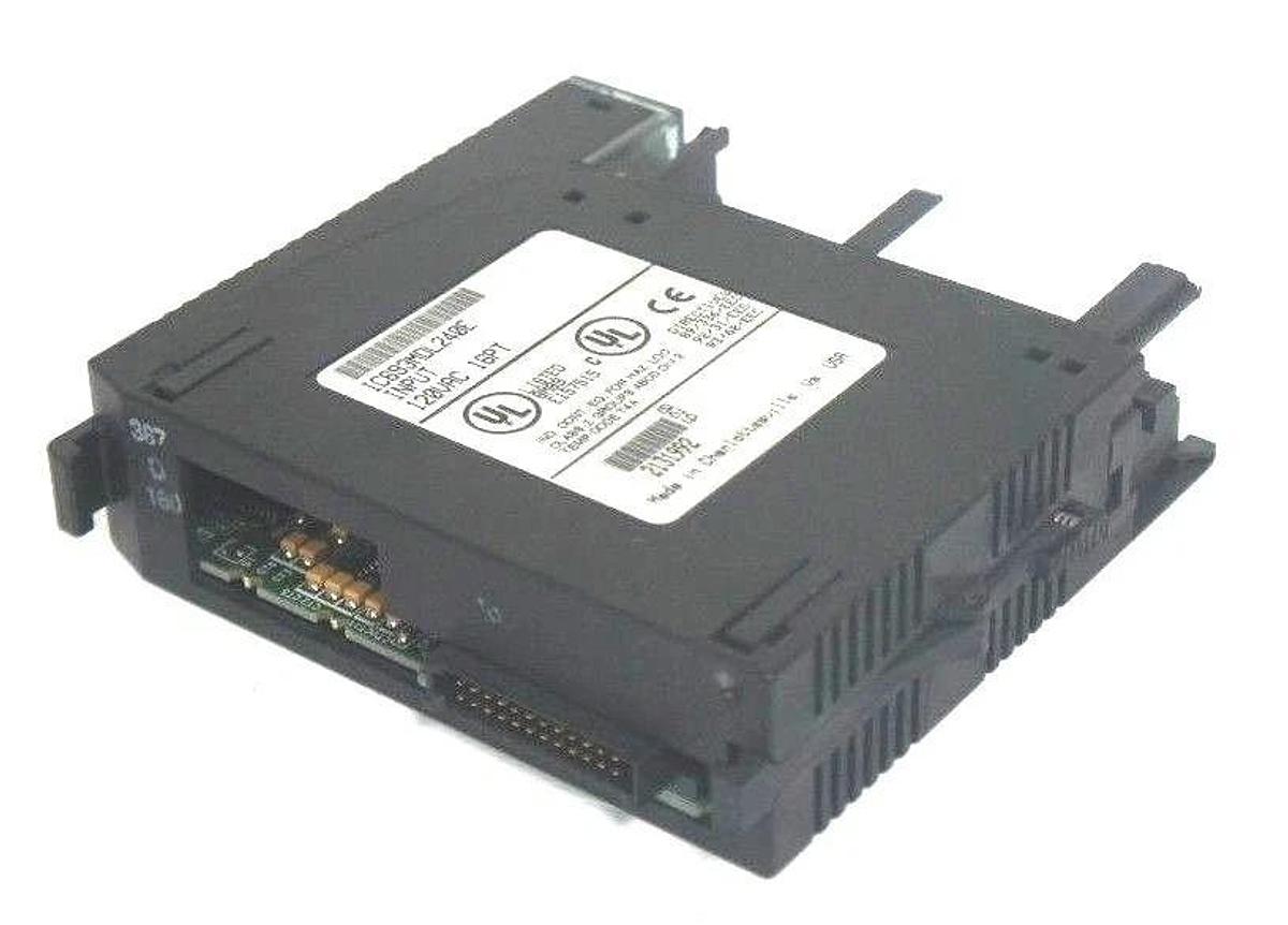 Used GE FANUC IC693MDL240E INPUT MODULE 16PT 120VAC INPUT MISSING DOOR