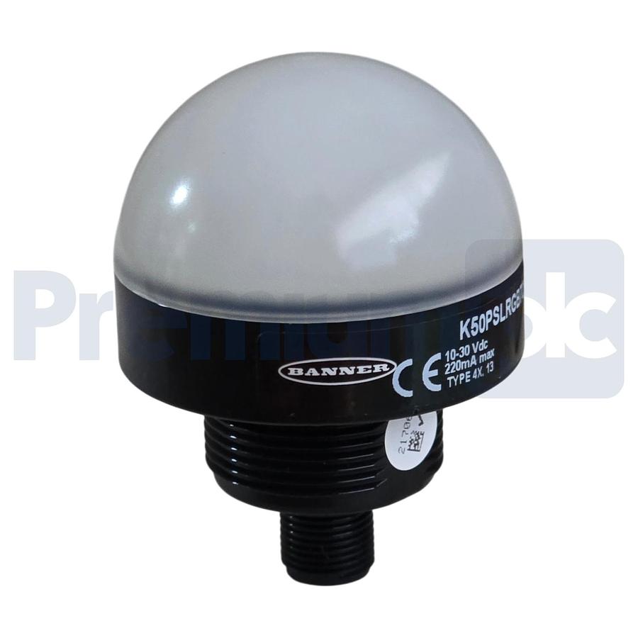 Used Banner DK-K50PSLRGB7Q 817213 K50 Pro Select 7-Color RGB LED Indicator 816212 NEW
