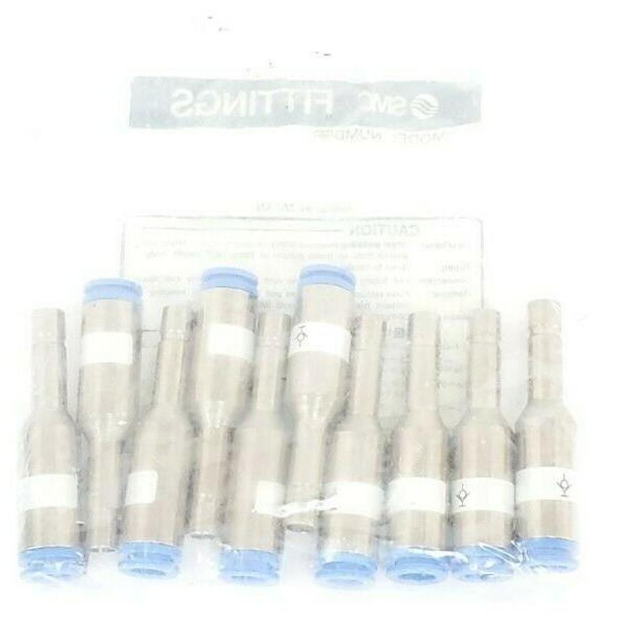 PACK OF 10 NEW SMC KCJ08-99 KC SELF SEAL FITTINGS KCB27, 8MM (5/16")