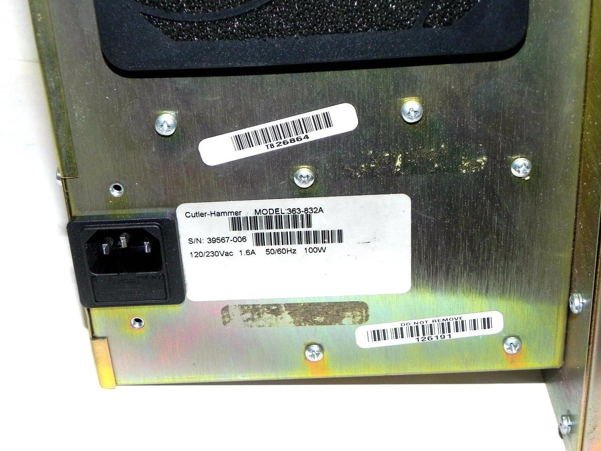 Refurbished REPAIRED CUTLER HAMMER 363-832A COMPUTER 120/230VAC, 1.6A, 100W