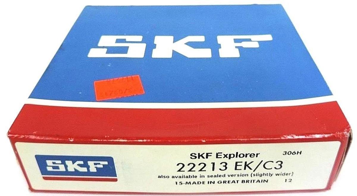 Used F/S SKF 22213EK/C3 BALL BEARING SELF ALIGNING 65X120X30MM, 22213 EK/C3