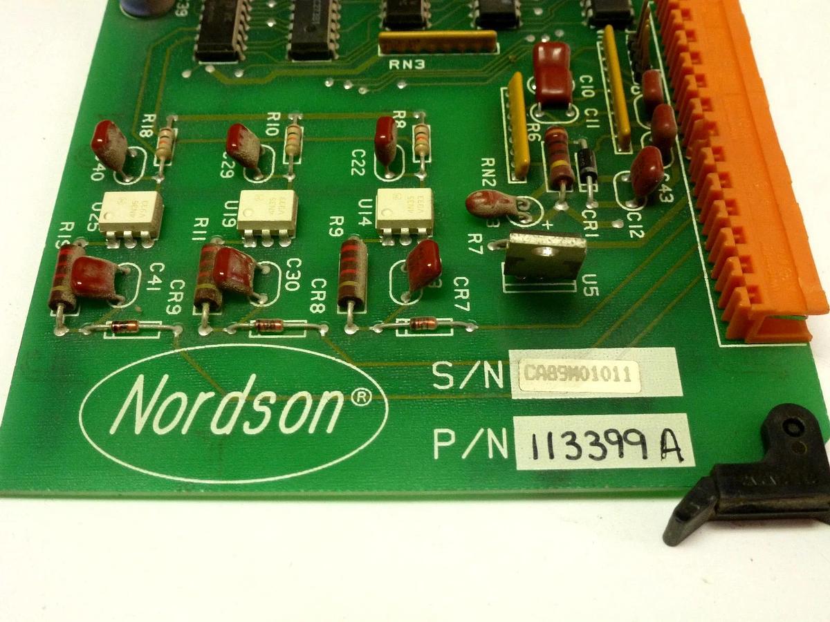 Used NORDSON P/N 13399A CONTROL BOARD S/N CA89M01011