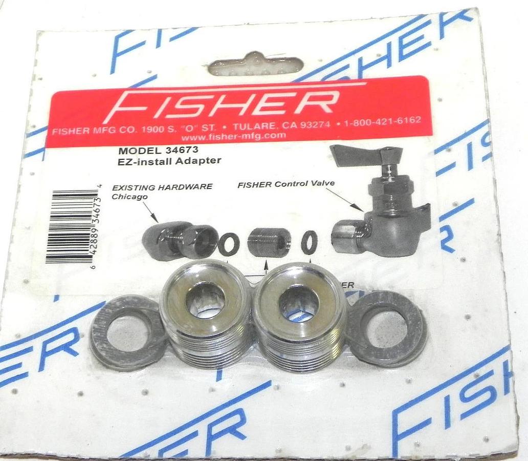 Used NEW FISHER 34673 EZ-INSTALL ADAPTER