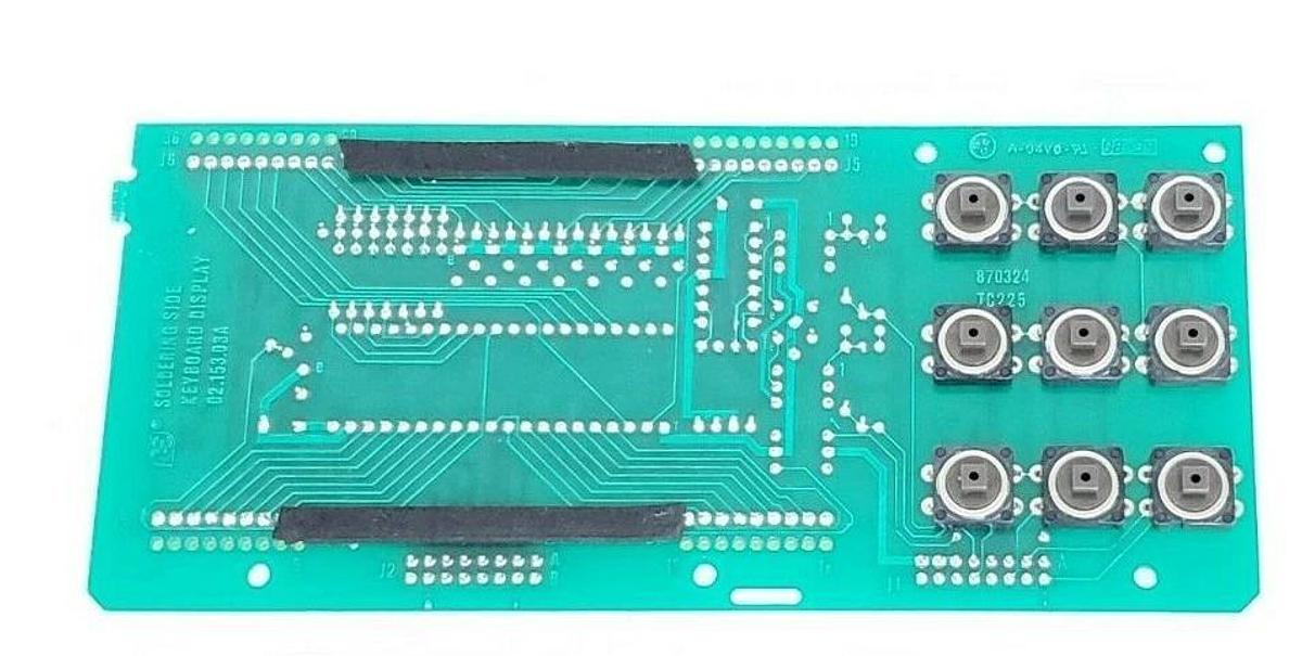 Used BLH ELECTRONICS 02.153.03A KEYBOARD DISPLAY 870324 TC225
