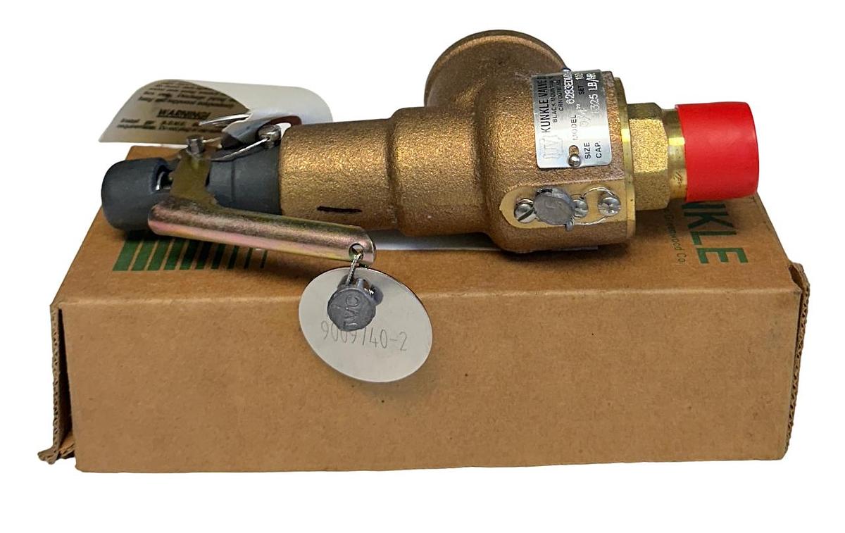 Used KUNKLE VALVE 6283EDM01-LM-0110 / 6283EDM01-LM RELIEF VALVE 3/4'' 110PSIG NSMP