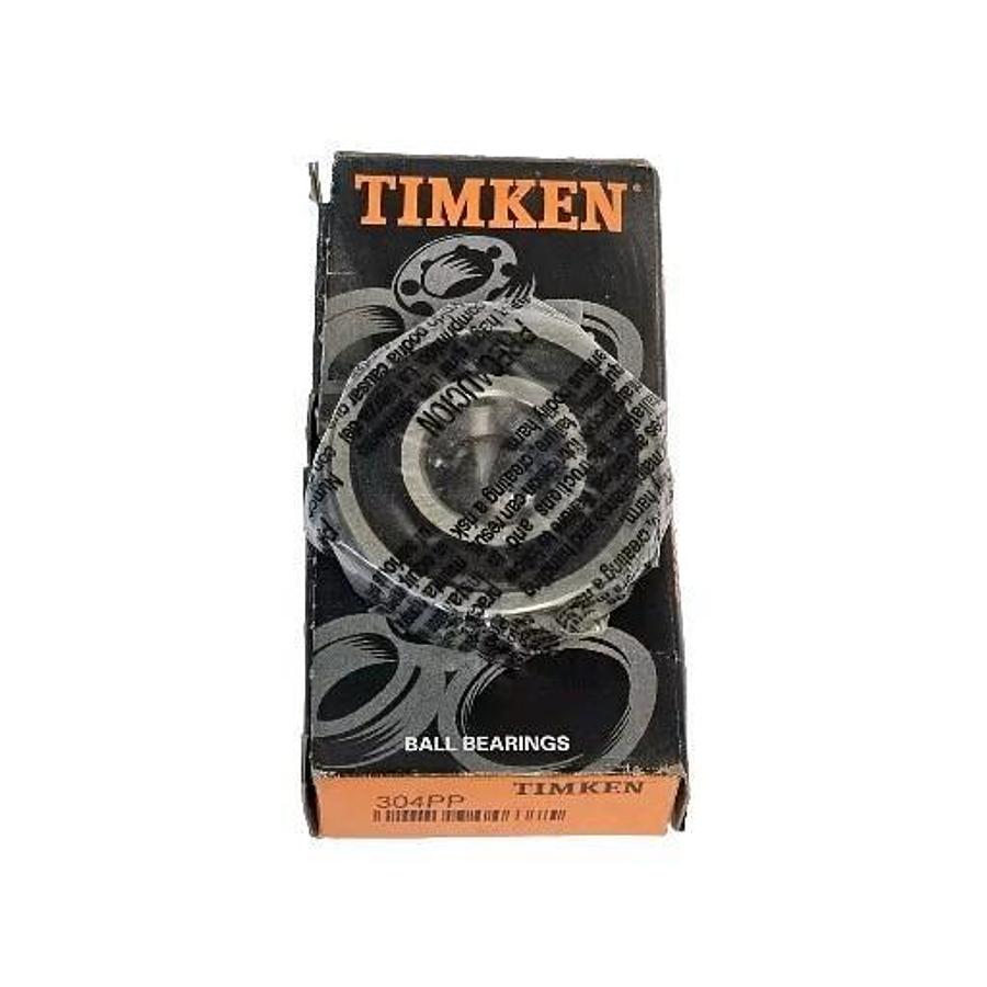 Used LOT OF 2 NIB TIMKEN 304PP RADIAL/DEEP GROOVE BALL BEARINGS