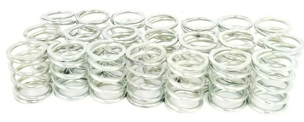 Used LOT OF 21 NEW GENERIC 8217 CLAMP-MOUNT SPRINGS 1-1/4'' IN. OAL 15/16'' IN. OD