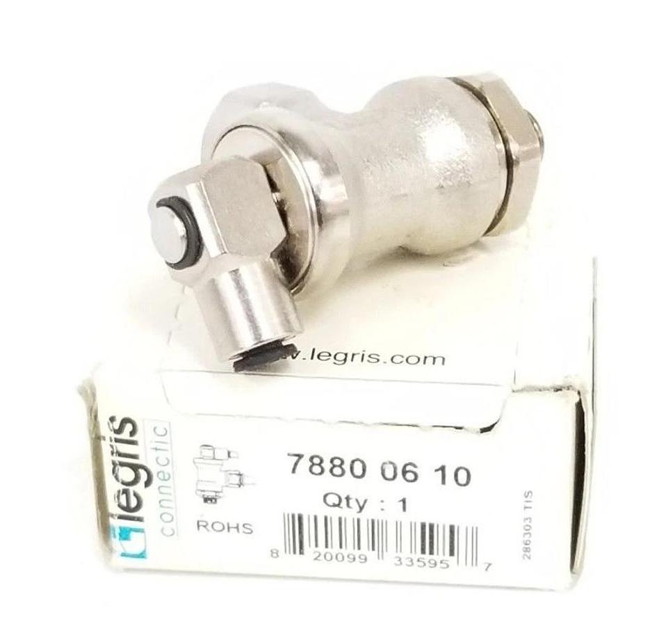 Used NIB LEGRIS CONNECTIC 7880-06-10 LOCKOUT VALVE 6MM 1/8'' MALE 78800610