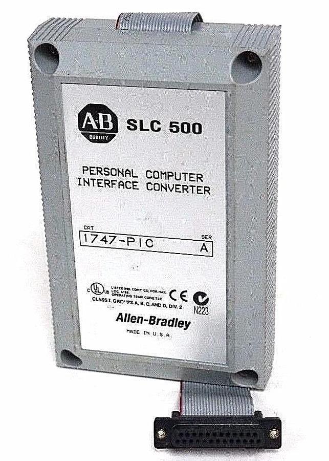 Used ALLEN BRADLEY 1747-PIC SER A PERSONAL COMPUTER INTERFACE CONVERTER