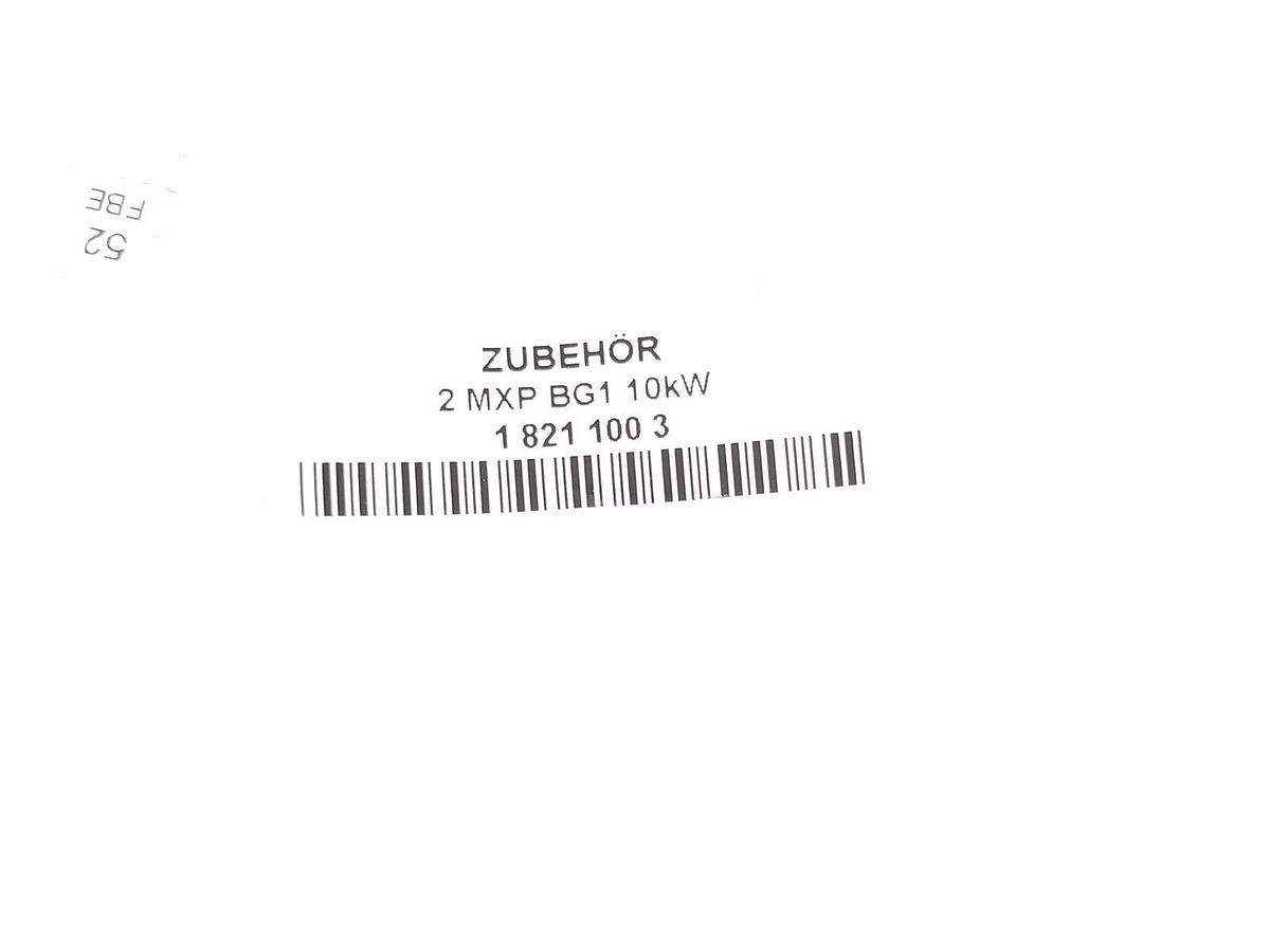 Used NEW ZUBEHOR 2 MXP BG1 10KW KIT 1 821 100 3