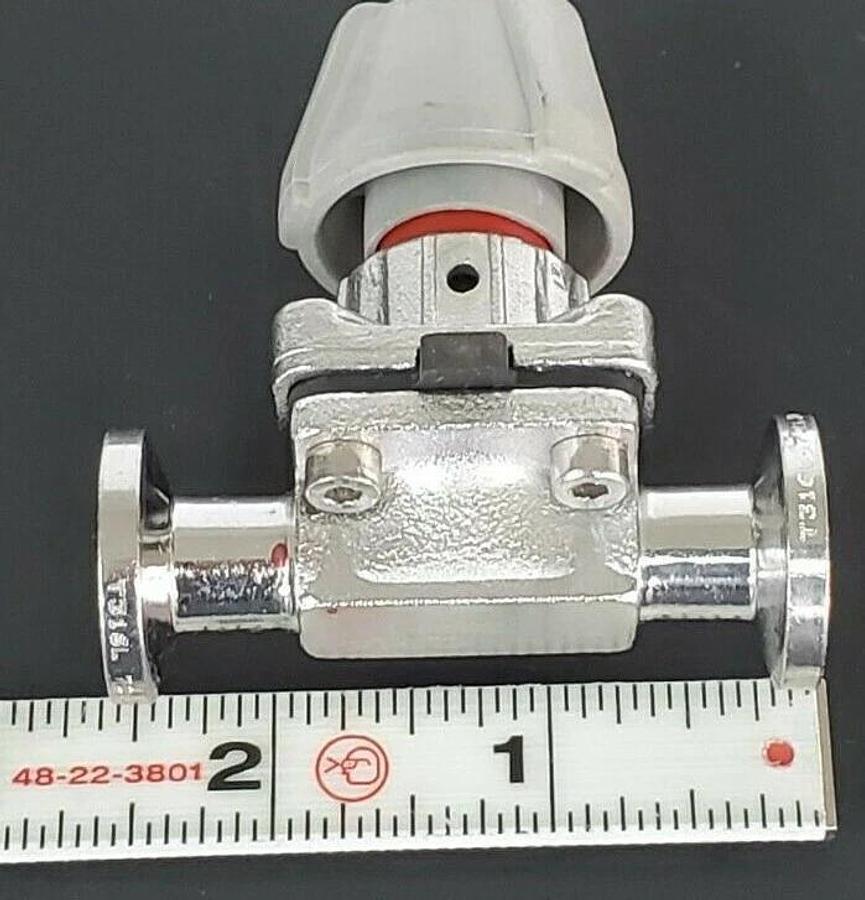 Used GENERIC 780668-1 DIAPHRAGM VALVE 1.4404 12.7x1.65 T316L 721341 ASME BPE 7806681