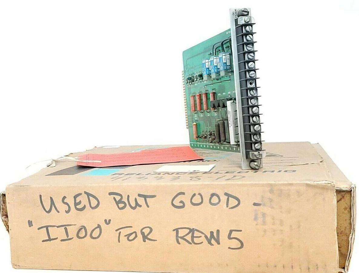 Used ABB RELIANCE 809.53.00 CONTROL BOARD 8095300