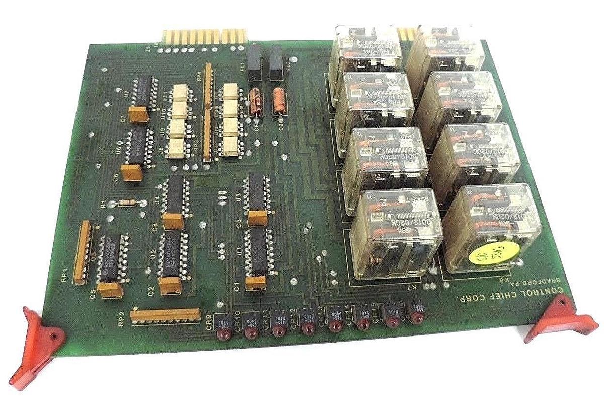 Used CONTROL CHIEF 8002-4002 RELAY BOARD 80024002