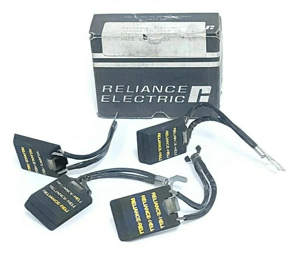 BOX OF 4 NEW RELIANCE ELECTRIC 404844-EM CARBON BRUSHES 404844EM