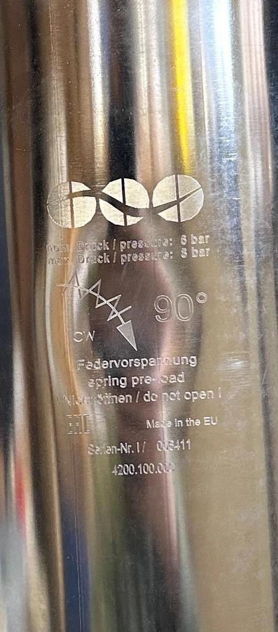 KIESELMANN 4867080130-041 / 4867080130041 LEAKAGE BUTTERFLY VALVE STAINLESS NSMP