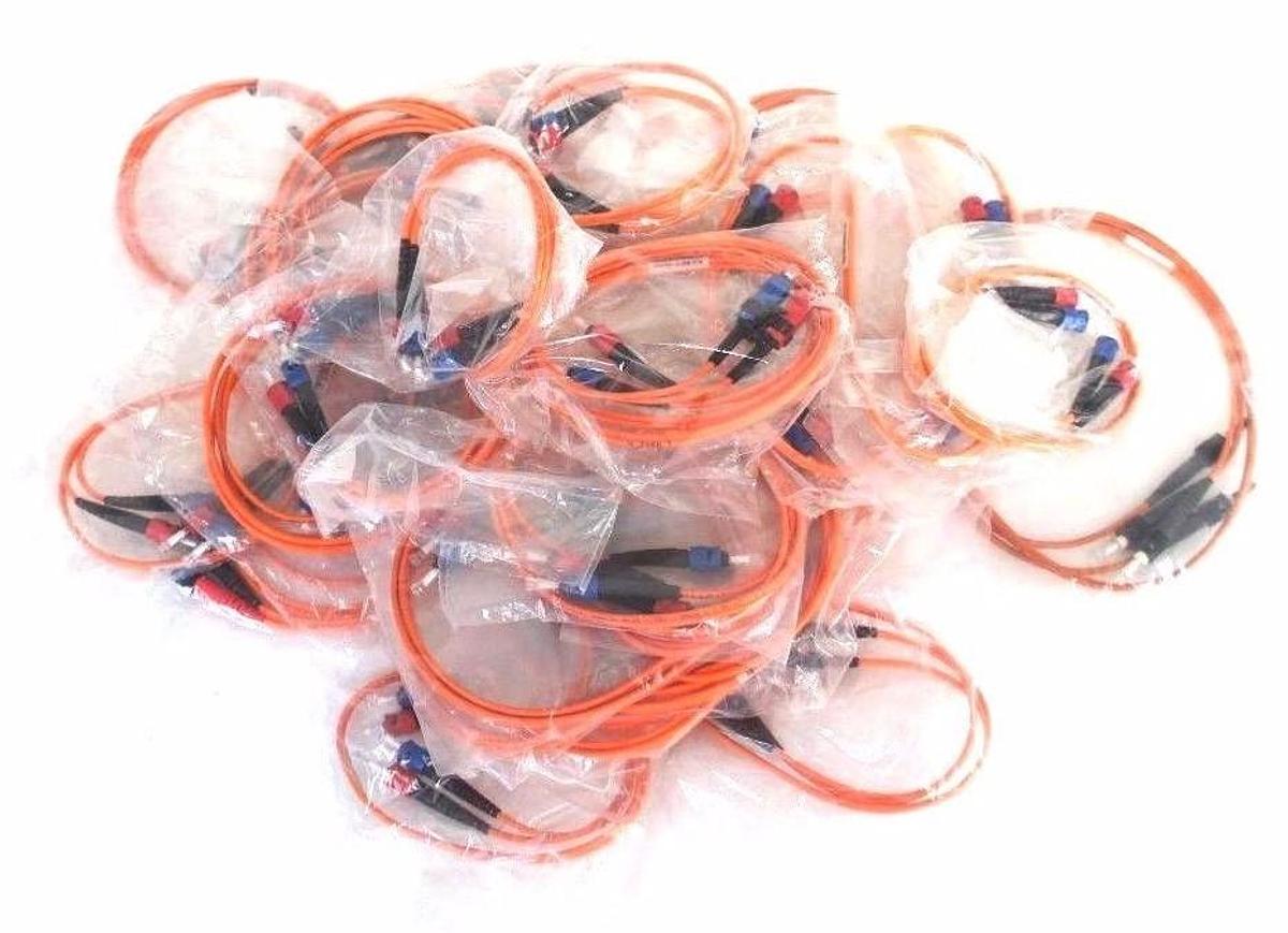 Used LOT OF 26 NEW CORNING OPTICAL CABLES