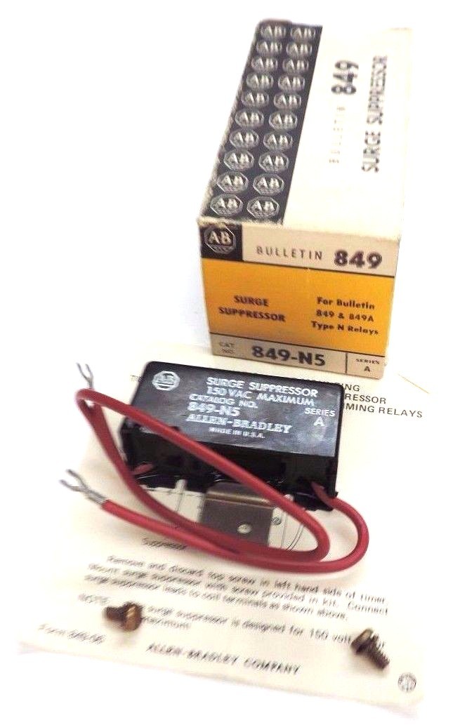 NIB ALLEN BRADLEY 849-N5 SURGE SUPPRESSOR SER. A, 849N5