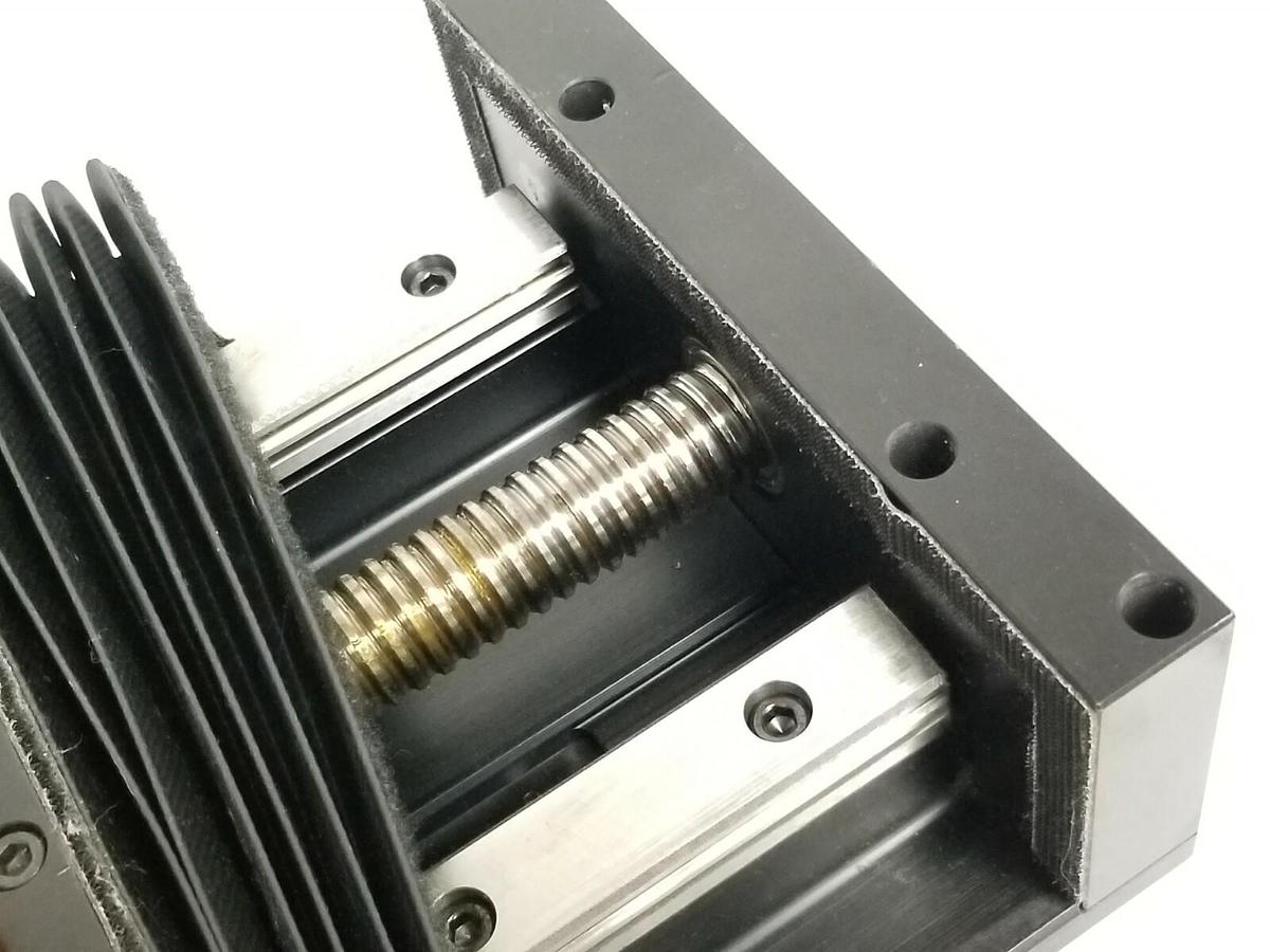 Used INDUSTRIAL CONTROL DEVICES CO. PT-POW27 LINEAR GUIDEWAY ASSEMBLY PT-P0W27