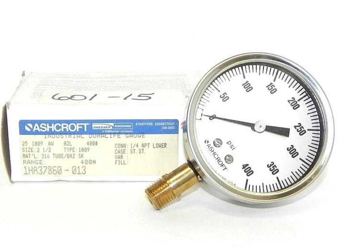 Used NIB ASHCROFT 1HA37860-013, RANGE 400#