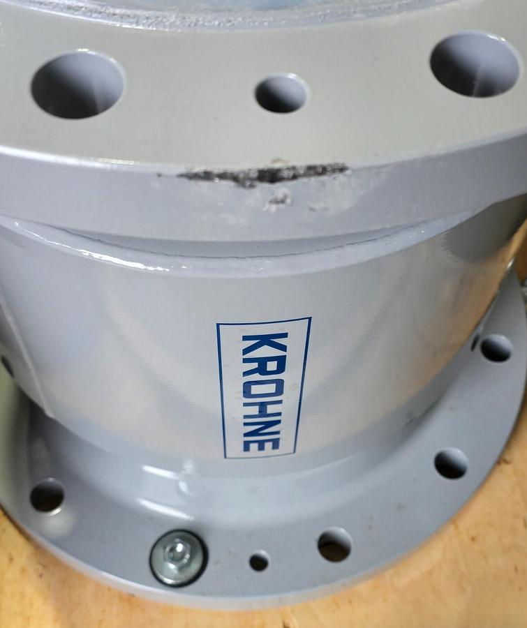 Used KROHNE DN300 mm / 12" inch ELECTROMAGNETIC FLOW METER OPTIFLUX 4000-DIV2 NSMP