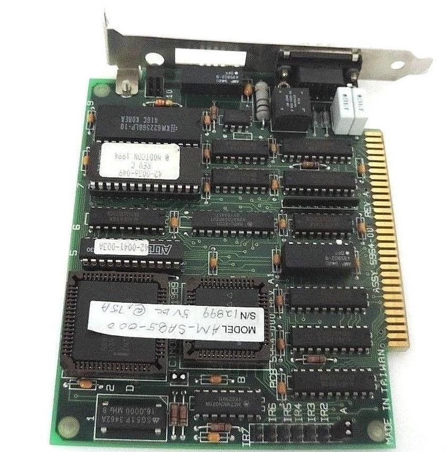 Used MODICON AM-SA85-000 NETWORK ADAPTER CARD SA85, ASSY: S954-000 REV. A