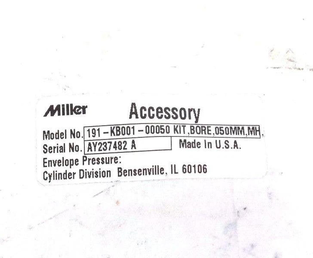 Used NEW MILLER FLUID POWER 191-KB001-00050 BORE KIT, 050MM, MH