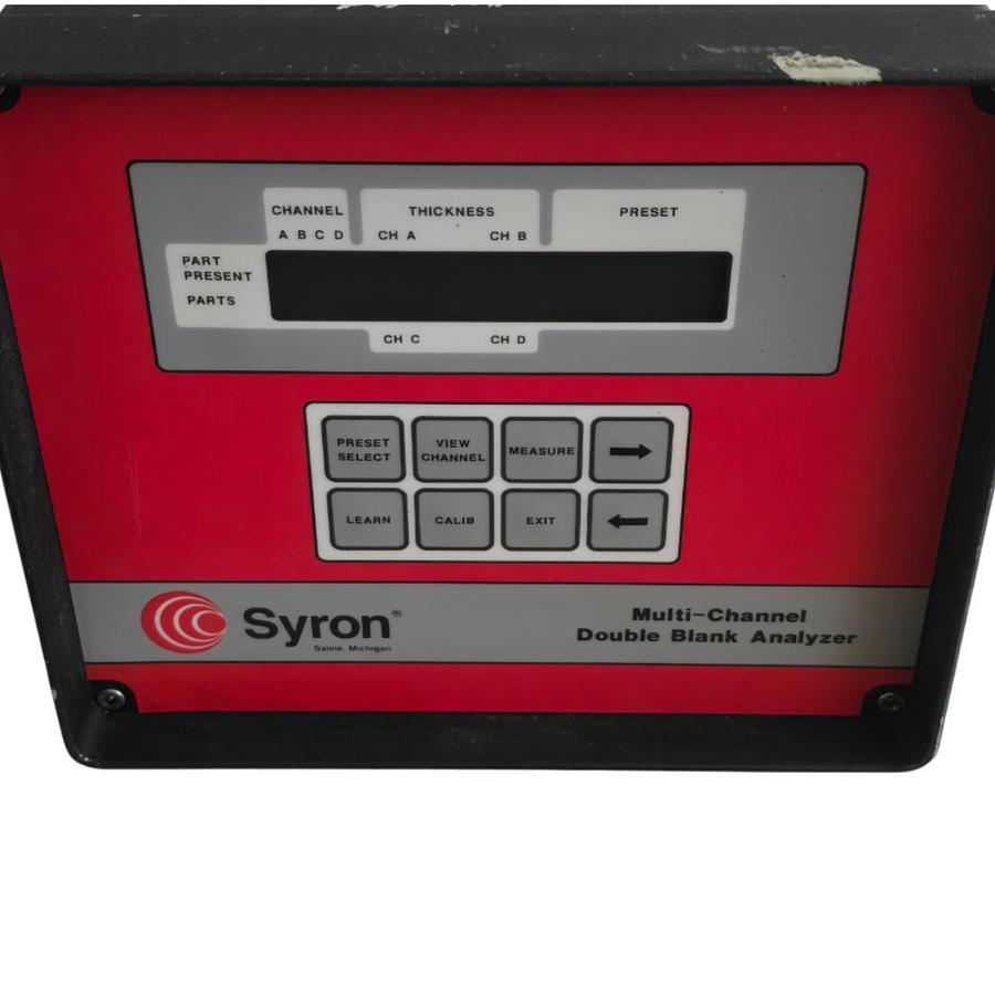 Used SYRON (IMI NORGREN) DBA200 - DBA MULTI-CHANNEL DOUBLE BLANK ANALYZER 120VAC REP