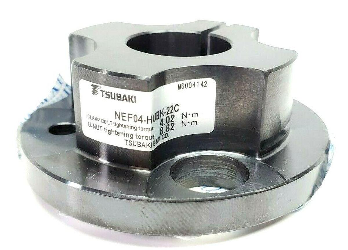 Used NEW TSUBAKI NEF04-HUBN-H19JD2 / NEF04-HUBK-22C DISC COUPLINGS NEF04