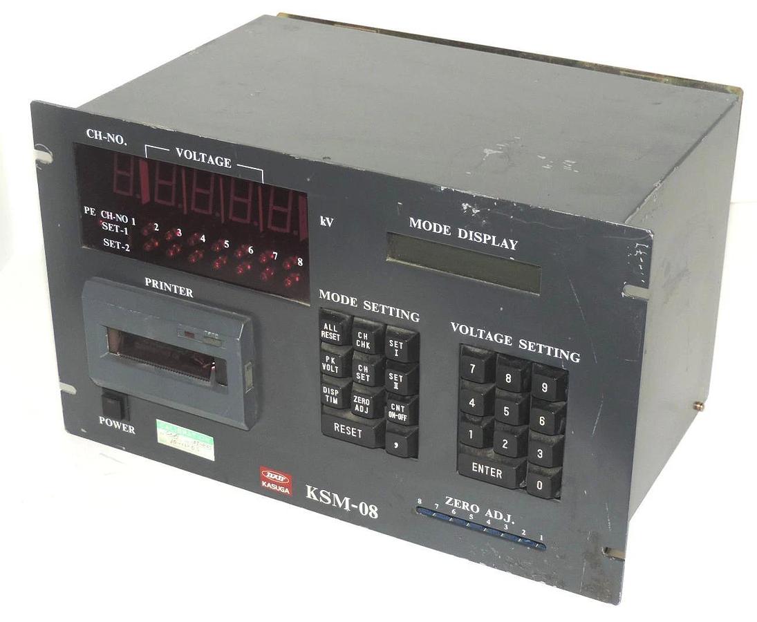 Used KASUGA KSM-08 DISPLAY UNIT WITH PRINTER KSM08